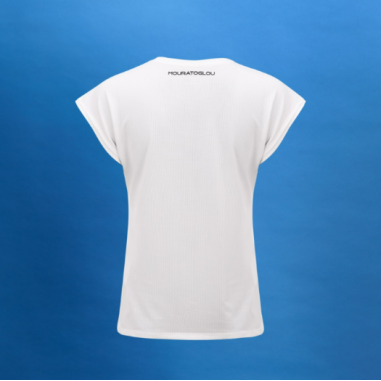 T-Shirt MOURATOGLOU Femme MATCH DRI FIT Blanc /...