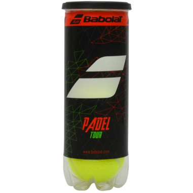 Tube de 3 balles Padel BABOLAT PADEL TOUR