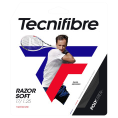 Cordage TECNIFIBRE RAZOR SOFT Noir 1.25mm (12m)