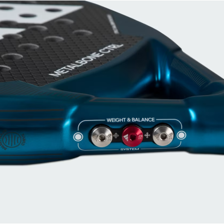 Raquette Padel ADIDAS METALBONE CTRL 3.3 Noir / Bleu (355 g) 2024