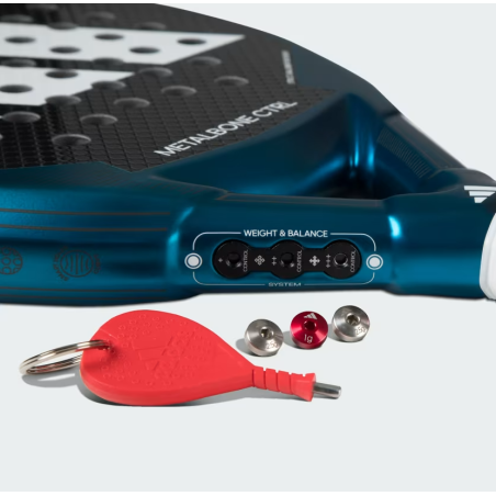 Raquette Padel ADIDAS METALBONE CTRL 3.3 Noir / Bleu (355 g) 2024