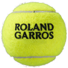 Bipack de 4 balles WILSON Clay Court Roland Garros 2