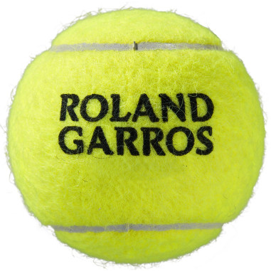 Bipack de 4 balles WILSON Clay Court Roland Garros