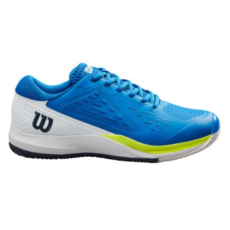 Chaussures WILSON Homme RUSH PRO ACE Terre Battue Bleu / Blanc / Jaune PE 2023