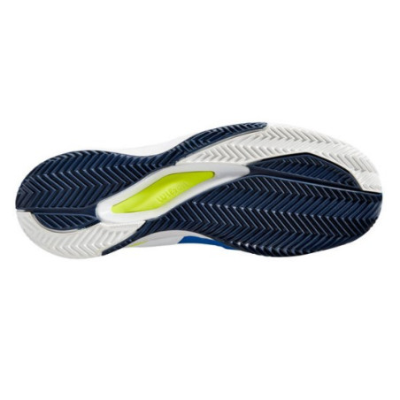 Chaussures WILSON Homme RUSH PRO ACE Terre Battue Bleu / Blanc / Jaune PE 2023