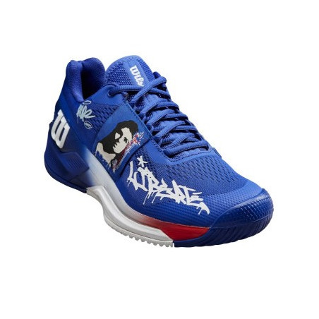 Chaussures WILSON Homme RUSH PRO 4.0 HOPE PARIS Terre Battue Bleu / Blanc 2023