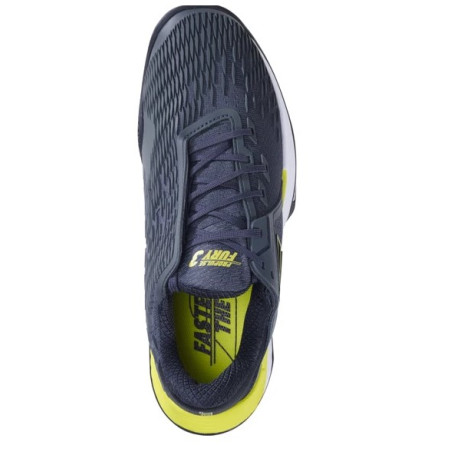 Chaussures BABOLAT Homme Propulse Fury CLAY Gris / Jaune AH 2022