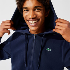 Veste à capuche zippée LACOSTE Homme SPORT Marine 2023 2
