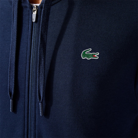 Veste à capuche zippée LACOSTE Homme SPORT Marine 2023