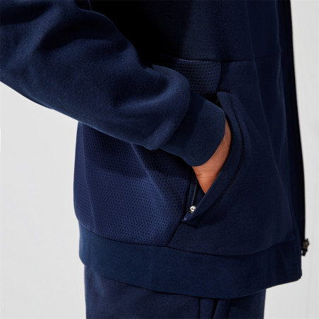 Veste à capuche zippée LACOSTE Homme SPORT Marine 2023