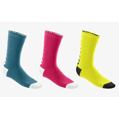 Chaussettes WILSON Junior Crew Sock Tri color...