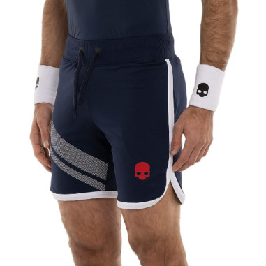 Short HYDROGEN Homme TECH RAYÉ Marine / Blanc /...