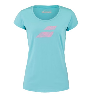 T-Shirt BABOLAT Femme EXERCISE FLAG Turquoise 2023