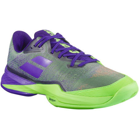 Chaussures BABOLAT Homme JET MACH 3 Toutes Surfaces Violet  / Vert 2021
