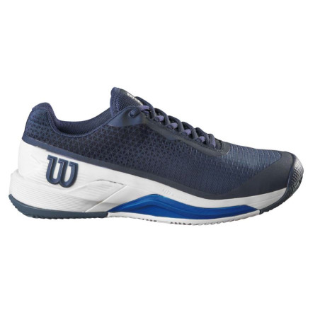 Chaussures WILSON Homme RUSH PRO 4.0 Terre Battue Bleu / Blanc PE 2023