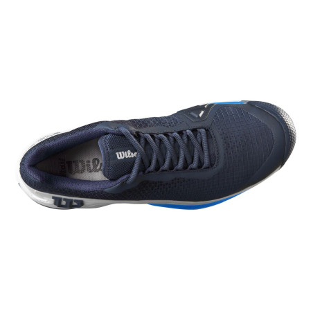 Chaussures WILSON Homme RUSH PRO 4.0 Terre Battue Bleu / Blanc PE 2023