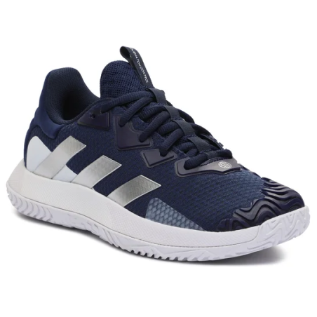 Chaussures ADIDAS Homme SOLEMATCH CONTROL Toutes surfaces Marine / Blanc PE 2024