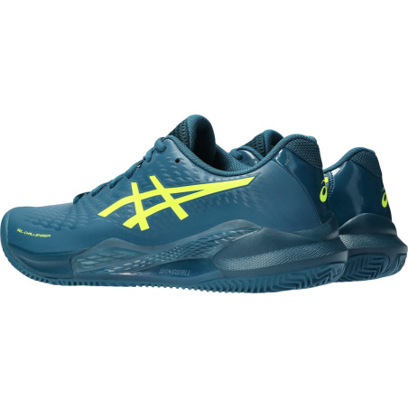Chaussures ASICS Homme GEL-CHALLENGER 14 Terre Battue Vert / Jaune AH 2023