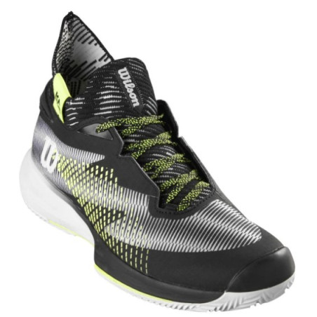 Chaussures WILSON Homme KAOS RAPIDE SFT CLAY Terre Battue Noir / Jaune 2023