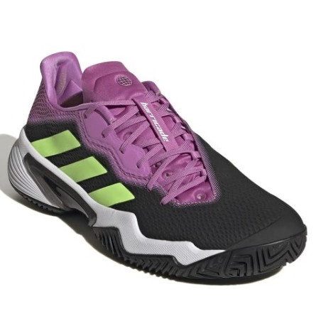 Chaussures ADIDAS Homme BARRICADE Toutes Surfaces Vert / Noir / Violet AH 2022
