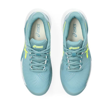 Chaussures ASICS Femme GEL-CHALLENGER 14 Terre Battue Turquoise / Jaune AH 2023