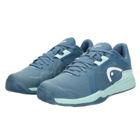 Chaussures HEAD Femme SPRINT TEAM 3.5 CLAY Gris / Turquoise PE 2023