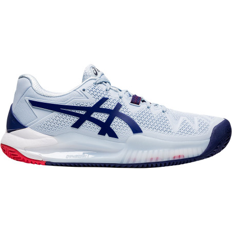 Chaussures ASICS Femme GEL-RESOLUTION 8 Clay Gris / Bleu AH 2022