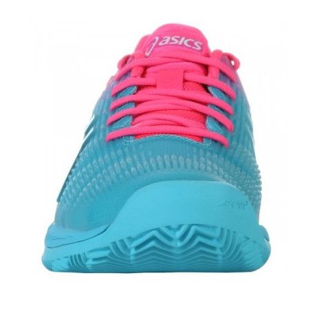 Chaussures ASICS Femme Solution Speed FF L.E. Clay Indigo / Rose AH 2018