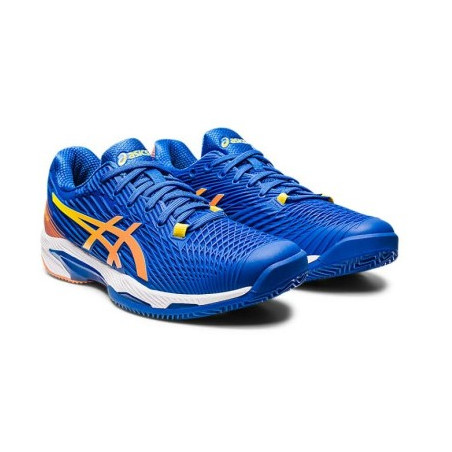 Chaussures ASICS Homme SOLUTION SPEED FF 2 Toutes Surfaces Bleu / Orange PE 2023