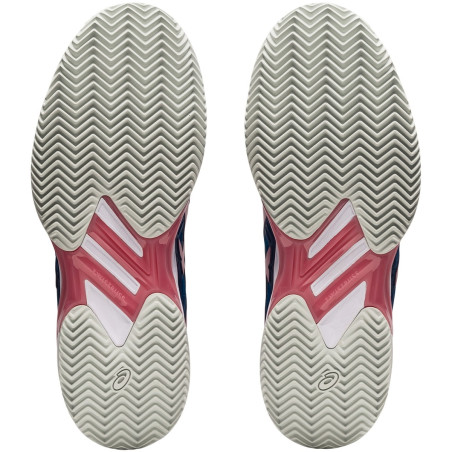 Chaussures ASICS Femme GEL SOLUTION SPEED FF2 Terre Battue Marine / Rose AH 2021