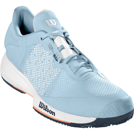 Chaussures WILSON Femme KAOS SWIFT W CLAY Bleu / Blanc PE 2022