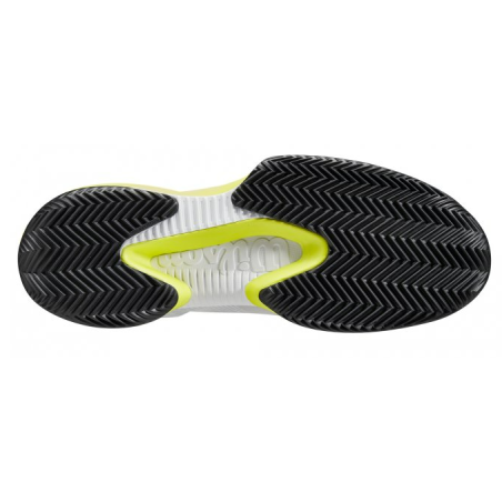 Chaussures WILSON Homme KAOS SWIFT 1.5 CLAY Terre Battue Gris / Jaune 2024