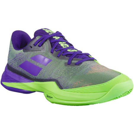 Chaussures BABOLAT Homme JET MATCH 3 Clay Vert / Violet PE 2021