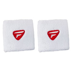 Poignet Eponge TECNIFIBRE Wristband x2 Blanc / Rouge