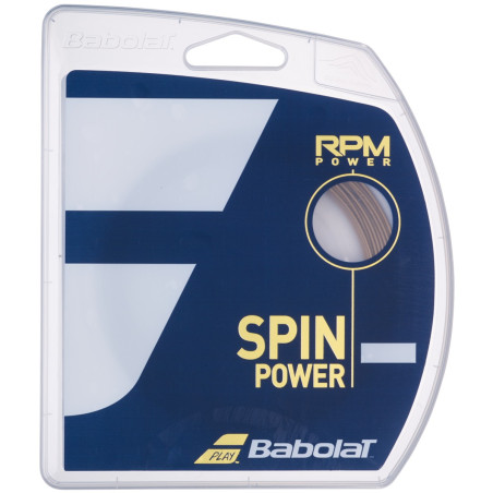 Cordage BABOLAT RPM POWER 17 1.25mm Marron