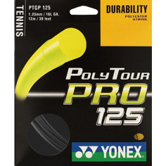 Cordage YONEX Polytour Pro Noir 1.25mm (12 m)