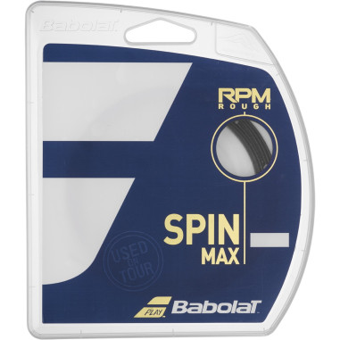 Cordage BABOLAT RPM ROUGH 1.25mm (12m) Noir