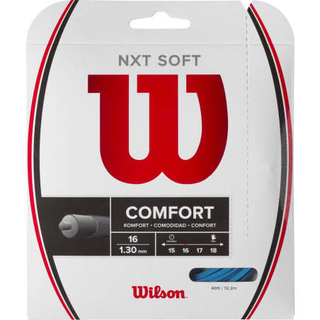 Cordage WILSON NXT SOFT Bleu 1.30mm 16 (12.20m)