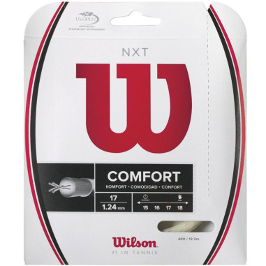 Cordage WILSON NXT 17 COMFORT 1.24mm (12m) Naturel