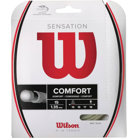 Cordage WILSON SENSATION COMFORT 15 1.35mm (12m) Naturel