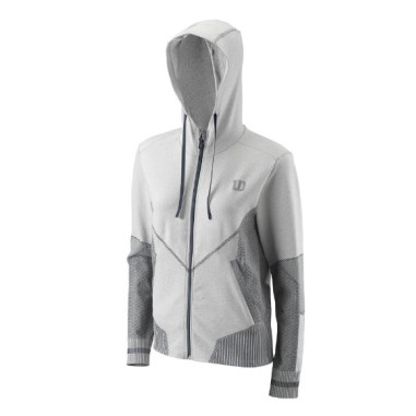 Gilet à capuche zippée WILSON Femme RUSH PRO...
