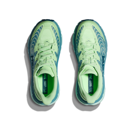 Chaussures Running HOKA Femme MAFATE SPEED 4 Vert / Bleu AH 2023
