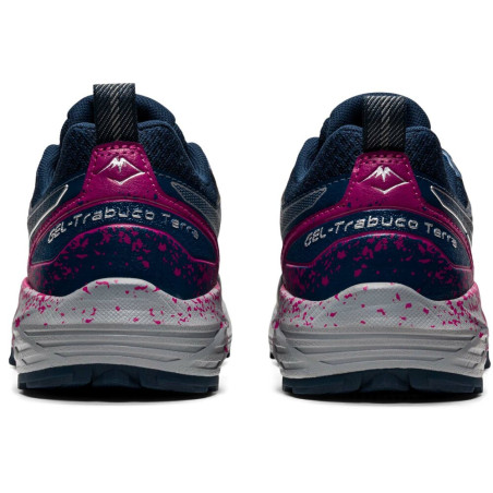 Chaussures Running ASICS Femme GEL-TRABUCO TERRA Marine / Gris AH 2022