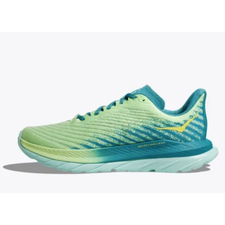 Chaussures Running HOKA Homme MACH 5 Vert / Jaune PE 2024