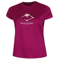 T-Shirt Running ASICS Femme FUJITRAIL Violet PE 2024