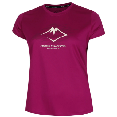 T-Shirt Running ASICS Femme FUJITRAIL Violet PE...