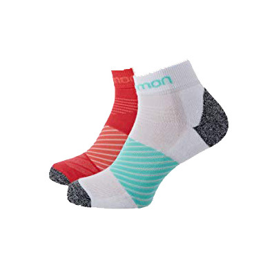 Chaussettes SALOMON Junior XA JR x2 PACK Rouge...