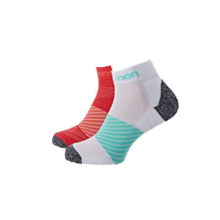 Chaussettes SALOMON Junior XA JR x2 PACK Rouge / Blanc AH 2019