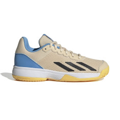 Chaussures ADIDAS Junior COURTFLASH Beige / Bleu / Jaune...