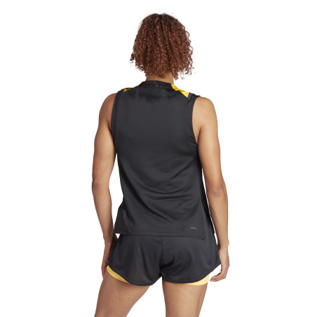 Débardeur ADIDAS Femme MATCH TANK PRO Noir / Jaune PE 2024